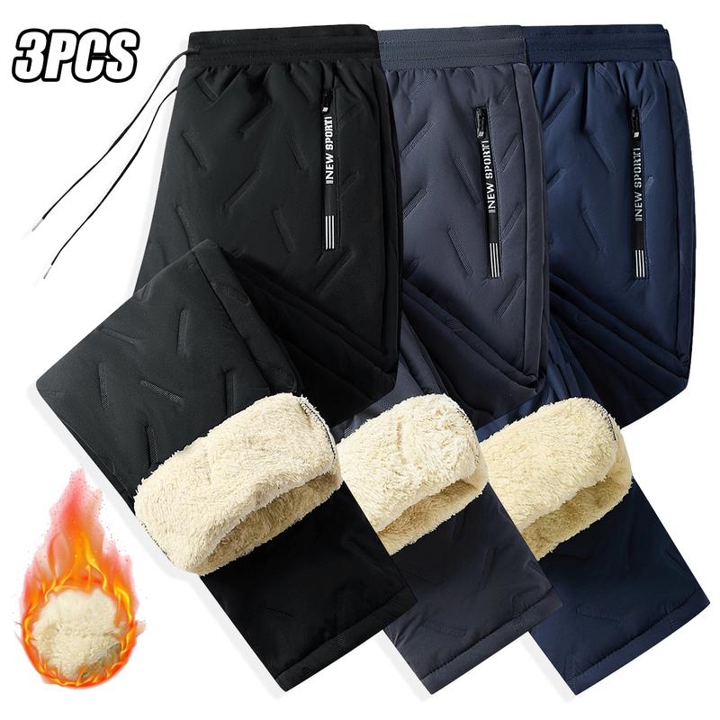 Fleece-Lined Warm Winter Windproof Pants