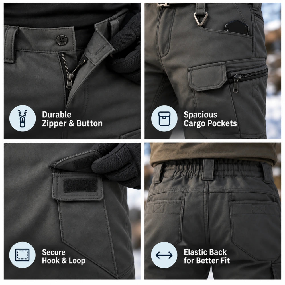 Fleece-Lined Work Pants